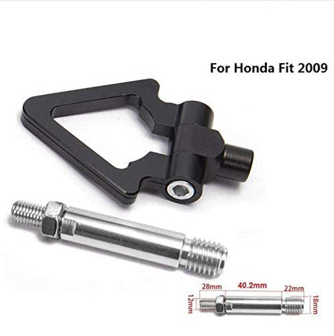 EPMAN JDM Aluminum Forge Front Tow Hook Bar Front Rear for Honda Fit 2009 TK-RTHLPH002 (Blue1)