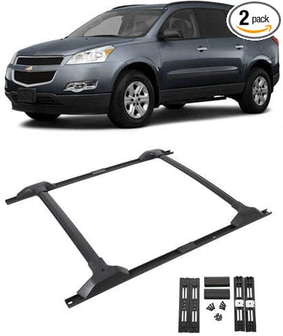 Roof Rack Cross Bar & Side Rail Package For 09-17 Chevrolet Traverse 19244268