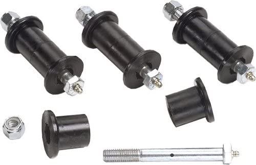 Daystar, Jeep Greasable Bolt and Bushing Kit Front or Rear, fits Jeep CJ, CJ2A, CJ3A, CJ3B, M38, M38A, MB and International Scout 1941 to 1975 4WD, KJ02018BK, Made in America,Black