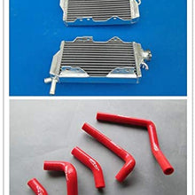 ALUMINUM RADIATOR&HOSE KIT for HONDA CR250R CR250 02-04 03 2002 2003 2004 (red)