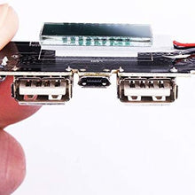 ZEFS--ESD Electronic Module Mobile Power Bank Charger Module Step Up Boost Lithium Battery Charging Board LCD Display Double USB Output 5V 2.1A 1A 3V to 5V