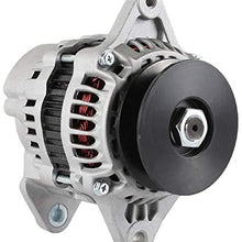 New DB Electrical Alternator AMT0266 Compatible with/Replacement for Mitsubishi S4S, S6S All 32A68-00400, A7TA0483, A7TA0483A, 12561 Voltage 12, Rotation CW, Amperage 50, Pulley Class V1