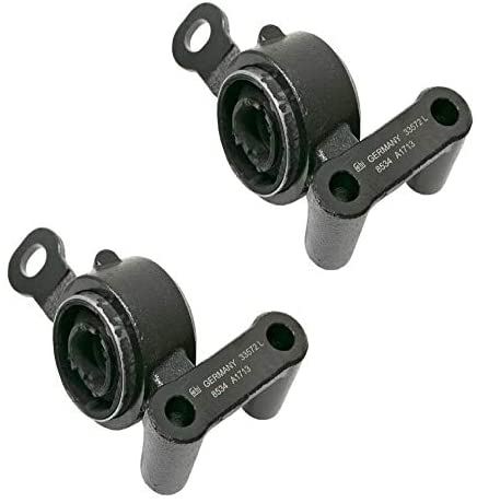 Pair Set 2 Front Lower Control Arm Bushings w/Brackets Febi For Mini R50 R52
