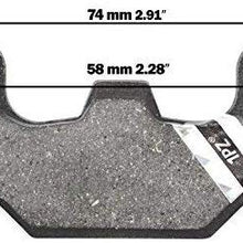 1PZ SSR-SD2 Brake Pad for 50 70 110 125 140 cc SDG SSR Coolster Orion Demon Stomp Pit Bike (2 Pairs)