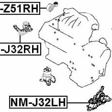11210-Jp00B / 11210Jp00B - Right Engine Mount For Nissan