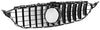 ZMAUTOPARTS GT-R Style Front Upper Hood Grille Gloss Black Compatible with 2015-2018 Mercedes-Benz C-Class W205