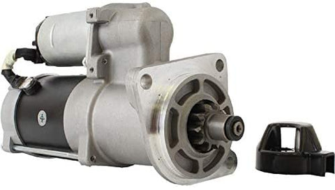 New DB Electrical Starter SDR0355 Compatible With/Replacement For Case 87366159, Starter Type PLGR, Delco 8200014, Reference Number 183225KA, WAI 6847N, Voltage 12 Rotation CW Teeth-10 KW 3.3