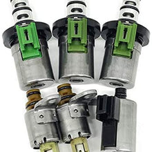 WonVon Transmission Solenoid Kit,6 pcs Transmission Shift EPC PWM Solenoids Kit For Mazda 2 3 5 6 CX-7 MPV 48420K-R 4F27E