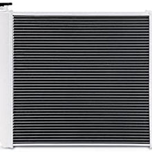 Mishimoto MMRAD-WRAV8-87X Performance Aluminum Radiator Compatible With Jeep YJ TJ Chevy V8 LS Engine Swap 1997-2006