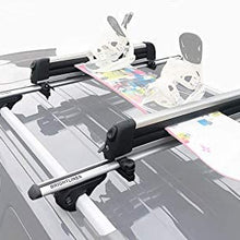 BRIGHTLINES Crossbars & Ski Rack for 6 Skis 4 Snowboards Combo Compatible with 2015-2019 Chevy Trax
