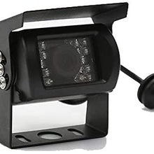 Ares Vision Vehicle 700 TVL Aviation 4 PIN HD Rear/Front Waterproof Cameras (700 TVL, Black R/F)