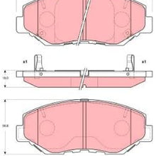 TRW TPC0914 Premium Ceramic Front Disc Brake Pad Set