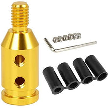 Tasan Racing 1.2x1.25 Gear Shift Knob Adapter for Non Threaded Shifters Gold