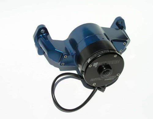 Meziere WP101B Blue Billet Electric Water Pump for Small Block Chevy