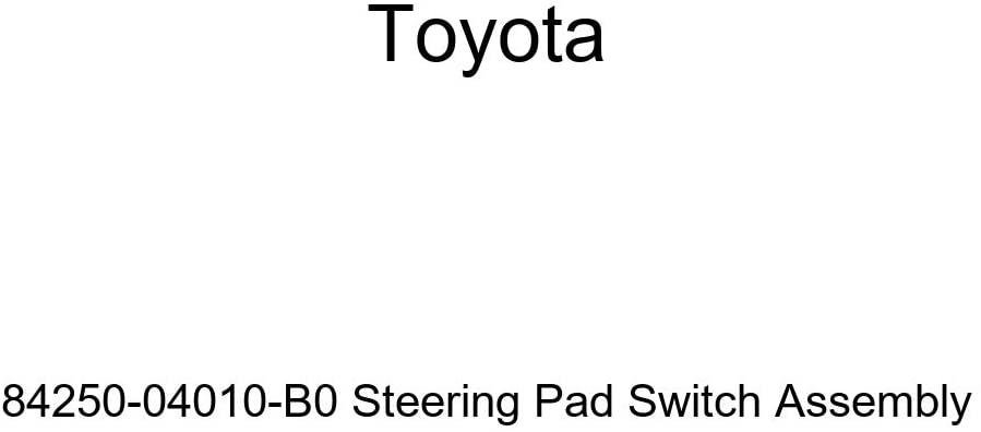 TOYOTA Genuine 84250-04010-B0 Steering Pad Switch Assembly