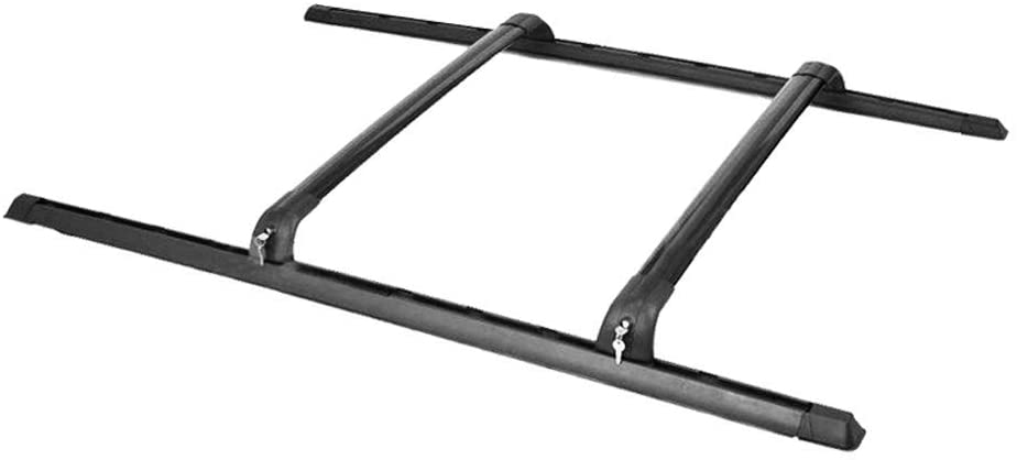 Roof Rack Cross Bars Compatible With 2002-2012 Land Rover Range Rover HSE, Factory Style Polish Aluminum Roof Top Bar Luggage Carrier by IKON MOTORSPORTS, 2003 2004 2005 2006 2007 2008 2009 2010