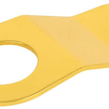 X AUTOHAUX Aluminum Alloy Radiator Stay Mount Bracket with Washer Bolt Kit Gold Tone Replacement for Honda Civic EK