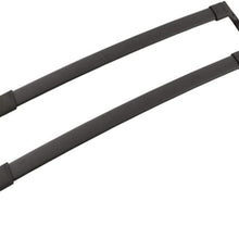 KPGDG 2Pcs Aluminium Crossbars Cross Bars Roof Rail Luggage Cargo Carrier Lockable Roof Rack Bar Fits for Navigator 2018 2019 2020 Black