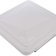 Liftstrut Roof Vent Cover fit for RV Trailer Camper Motorhome VL200-W White 631907078634 14 x 14 Vent Lid kit 1 pac Easy Install Fresh Air Rain Vent Lid Ventilation