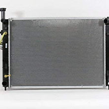Radiator - Pacific Best Inc For/Fit 13070 05-09 Hyundai Tucson 2.7L Automatic WITH Manual A/C Plastic Tank Aluminum Core