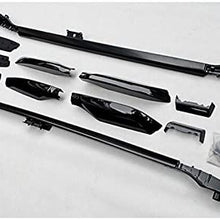 YUZHONGTIAN HIGH FLYING Aluminium Roof Rails Luggage Carrier Bars Rack Rails in Black For Toyota Land Crusier Prado FJ150 2010-2016 2017 2018