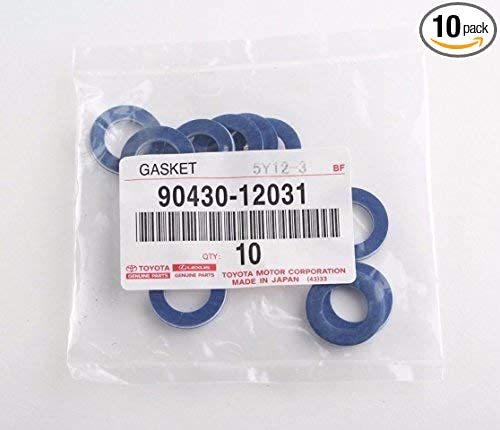 TOYOTA Genuine Oil Drain Plug Gaskets (QTY10) - 90430-12031