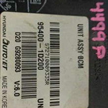 REUSED PARTS Body Control BCM Left Hand Dash Fits 07-12 Rondo 95400-1D200 954001D200