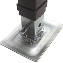 OPENROAD 8000lbs Trailer Jack,15 inch Travel RV Jack,Black Weld-on Square Trailer Tongue Jack with Drop Leg,Trailer Boat Jack,Caming Jack