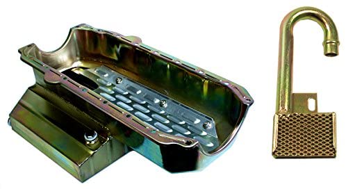 SOUTHWEST SPEED RACING SMALL BLOCK CHEVY OIL PAN & SBC PICKUP,7 QUART 7