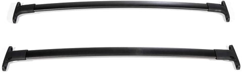 ANPART Roof Rack Crossbars fit for 2016-2019 for Ford Explorer Sport Utility 4-door Black Aluminum Rooftop Cargo Carrier