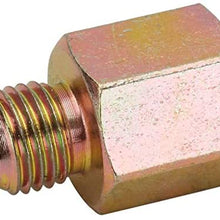 Speedway Motors Adapter Fitting, 1/8 Inch NPT to 3/8 Inch-24 IFM