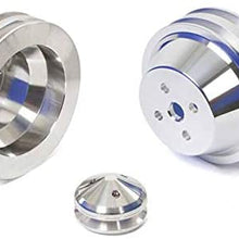 Pulley Kit for Small Block Chrysler 318 340 360 Engines; V-Belt 2 Groove