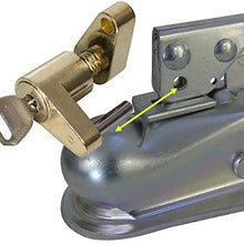 Motorup America Trailer Hitch Coupler Bolt Lock - Locking Pin Car Accessories Best for Tow Truck Boat RV Travel Kit - Anti Theft Security Receiver Coupling Locks
