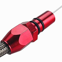 TASAN RACING Flexible Stainless 350 Transmission Dipstick TH350 Tranny SBC BBC Trans for Chevy for GM Blue