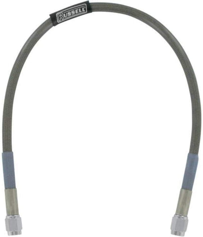 Russell Universal Braided Stainless Steel Brake Line - 17in R58042S