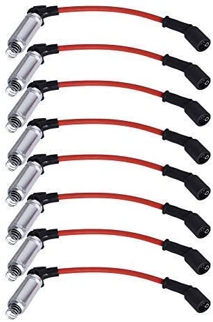 labwork 10.2mm High Performance Spark Plug Ignition Wire Wires, M8-48322 48322 7831, Fit for GMC Savana Sierra Yukon XL Chevrolet Silverado Suburban Express Buick Lacrosse Hummer 1500 2500 3500
