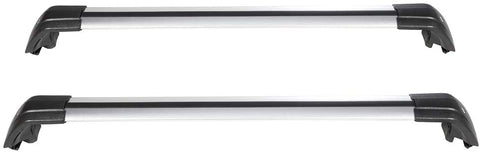 Fastspace Roof Rack Crossbars Fit for Mitsubishi Outlander 2013-2019 Top Roof Baggage Rack - Max Load 150LBS 2 Pcs Aluminum Luggage Crossbars Cargo Rooftop Carrier