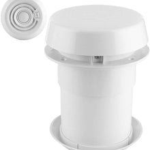 Qiilu RV Roof Air Vent, 24V Roof Fan Air Ceiling Cooling Ventilation Grille for Campers Motorhome Travel Trailer Van