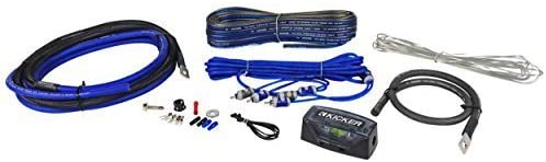 Kicker CK4 Complete 4 Gauge OFC CK-Series 2-Channel Amplifier Installation Kit (Standard Packaging)