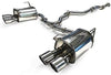 Invidia (HS15STIG3T) Q300 Rolled Titanium Quad Tip Cat-Back Exhaust System for Subaru WRX/STI