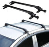 DYRABREST 2pcs Black Anti Theft Car Roof Adjustable Window Frame Universal Cars Lockable Bars Rack Aluminum,US Stock
