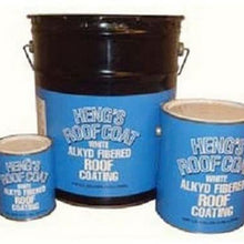 Heng's Industries 43128-4 RV Trailer Camper Sealants Alkyd Fibererd Roof Coating Gallon Aluminum