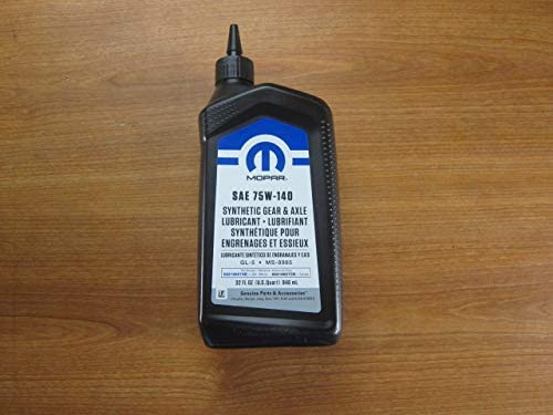 Mopar One Quart SAE 75W-140 Synthetic Gear & Axle Lubricant New OEM