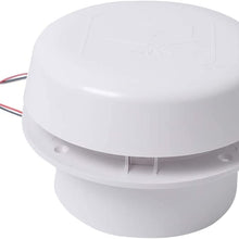 CALIDAKA Exhaust Fan 60CFM ABS Effective sy Install RV Motorhome Ceiling Mount Mute Cooling Caravan 12V Trailer Ventilation of