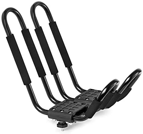 Kayak J-Bar Rack Carrier Canoe Boat Surf Ski Snowboard Roof Top Mounted on Car SUV Crossbar Kayak & Canoe car Racks