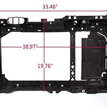 Replacement For Ford Fiesta Hatchback/Sedan 1.6L 2011 2012 2013 2014 2015 2016 2017 2018 New Radiator Support Assembly Replacement FO1225202 CE8Z16138F