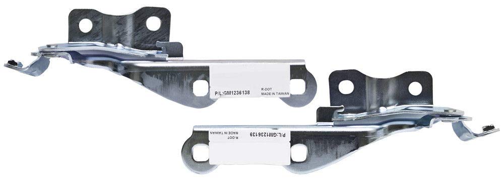 Parts N Go 2011-2016 Chevy Cruze Hood Hinges Driver & Passenger Side Left/Right - 95406038, GM1236138