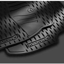 Mazda6 All Weather Black Rubber Floor Mats, Genuine Parts