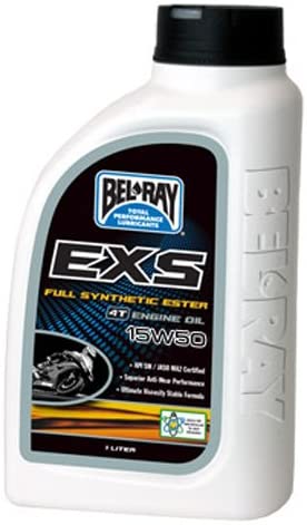 BEL-RAY EXS SYNTH ESTER 4T ENGINE OIL 15W/50 (1L), Manufacturer: BEL-RAY, Manufacturer Part Number: 99162-B1LW-AD, Stock Photo - Actual parts may vary.