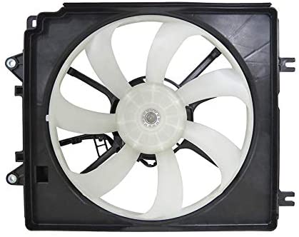 Rareelectrical NEW A/C CONDENSER FAN COMPATIBLE WITH HONDA CR-V 2.4L 2017-2018 38619-5A2-A01 38616-5PA-A01